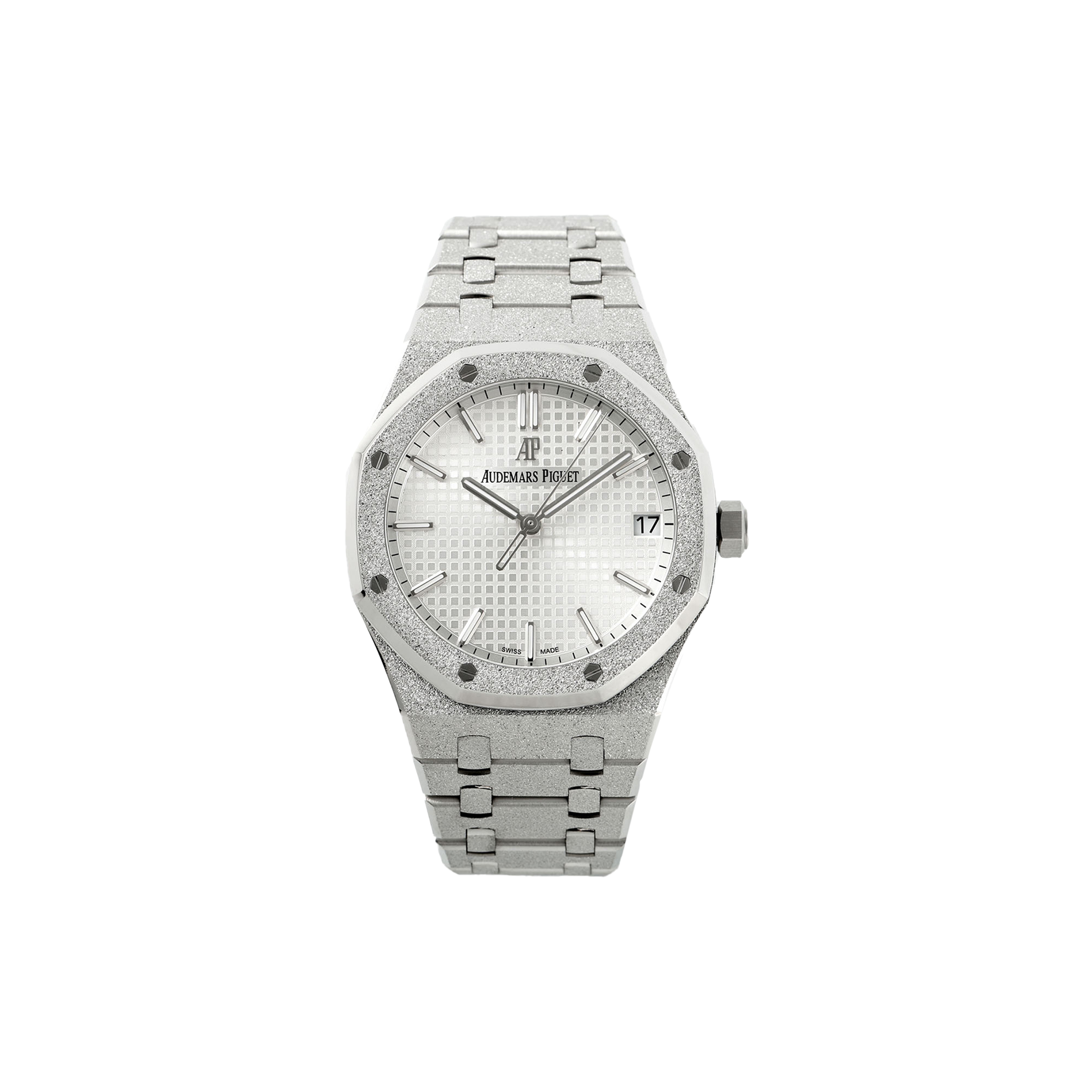 AUDEMARS PIGUET WHITE FROST GOLD WATCH 67653BC.GG.1263BC.01
